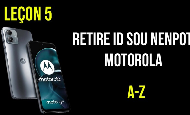 Unlock the Mystery: Removing ID on All Motorola Devices | Frp | Lesson 5 Unlock the Mystery: Removing ID on All Motorola Devices | Frp | Lesson 5
