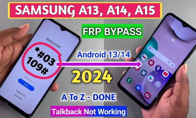 SAMSUNG A14, A13, A15 FRP BYPASS 2024 ANDROID 13/14 SAMSUNG A14, A13, A15 FRP BYPASS 2024 ANDROID 13/14