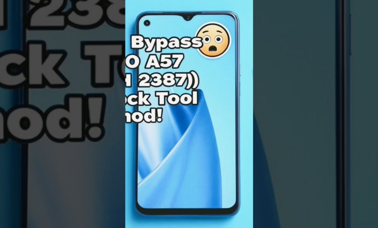 Unlocking Secrets: How to Bypass FRP on OPPO A57 (CPH2383) Using UnlockTool – Discover the Quick Method! Unlocking Secrets: How to Bypass FRP on OPPO A57 (CPH2383) Using UnlockTool – Discover the Quick Method!