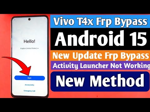 Unlocking the Mystery: Bypass FRP on Vivo T4X 5G with Android 15 Activity Launcher! Unlocking the Mystery: Bypass FRP on Vivo T4X 5G with Android 15 Activity Launcher!