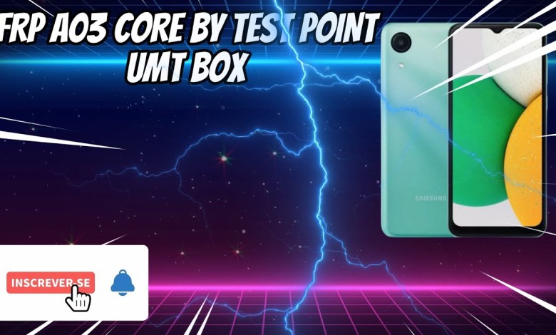 A03 CORE FRP BY TEST POINT UMT A03 CORE FRP BY TEST POINT UMT