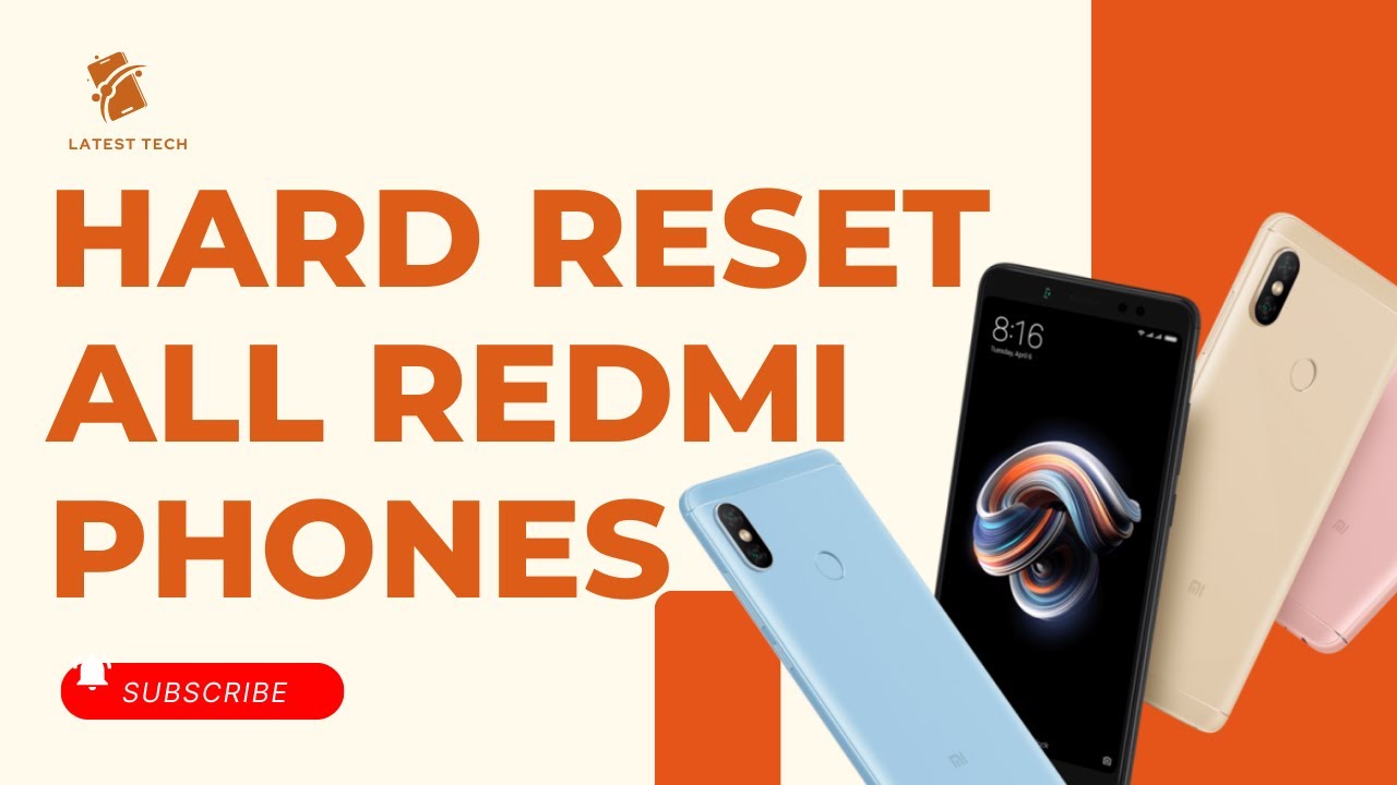 Unlock, Factory Reset And Hard Reset All Redmi Phones Unlock, Factory Reset And Hard Reset All Redmi Phones