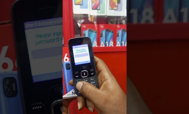 ITEL 2166 restore factory settings ITEL 2166 restore factory settings