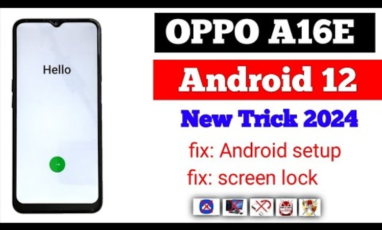 OPPO A16e Frp Bypass google Account remove without pc OPPO A16e Frp Bypass google Account remove without pc