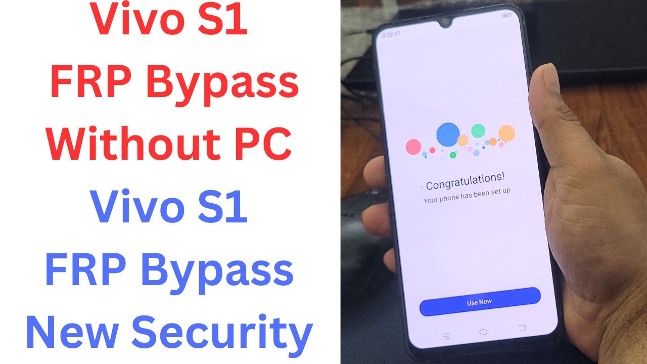 Unlock Vivo S1 without using a computer || Discover the new Vivo S1 FRP Bypass method Unlock Vivo S1 without using a computer || Discover the new Vivo S1 FRP Bypass method