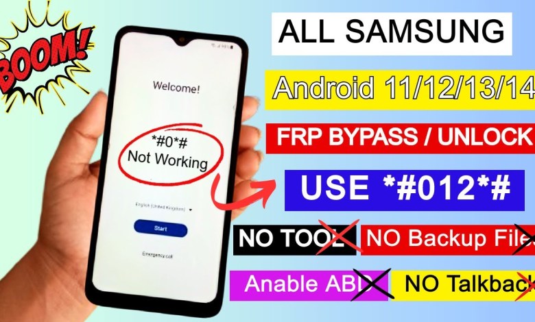 FREE :- No *#0*# Samsung Frp Bypass Android FREE :- No *#0*# Samsung Frp Bypass Android