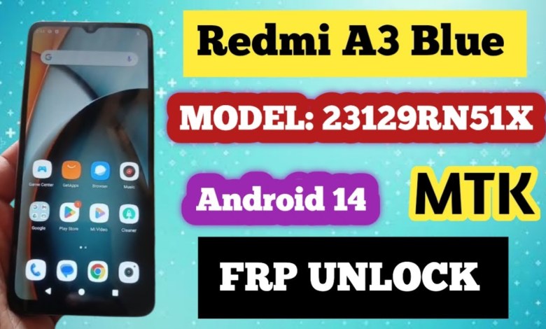 Uncover the Mystery: Redmi A3 Blue with Android 14 FRP Bypass | Xiaomi Uncover the Mystery: Redmi A3 Blue with Android 14 FRP Bypass | Xiaomi