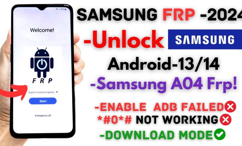 -Unlock Samsung A04 Frp Bypass Latest Security -Unlock Samsung A04 Frp Bypass Latest Security