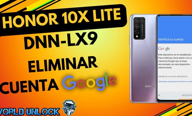 HONOR 10X LITE FRP | How to delete the Google account HONOR 10X LITE FRP | How to delete the Google account