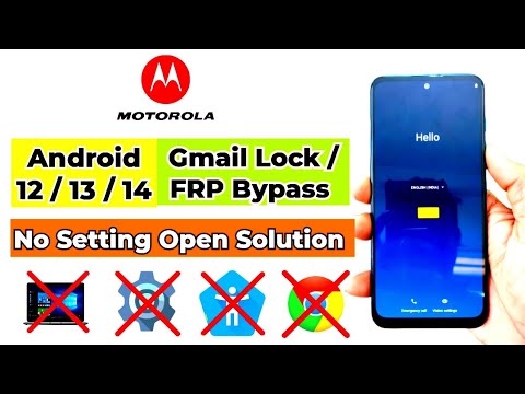 How to Bypass Moto FRP without PC on Android 12/13/14 – Unlocking the Settings How to Bypass Moto FRP without PC on Android 12/13/14 – Unlocking the Settings