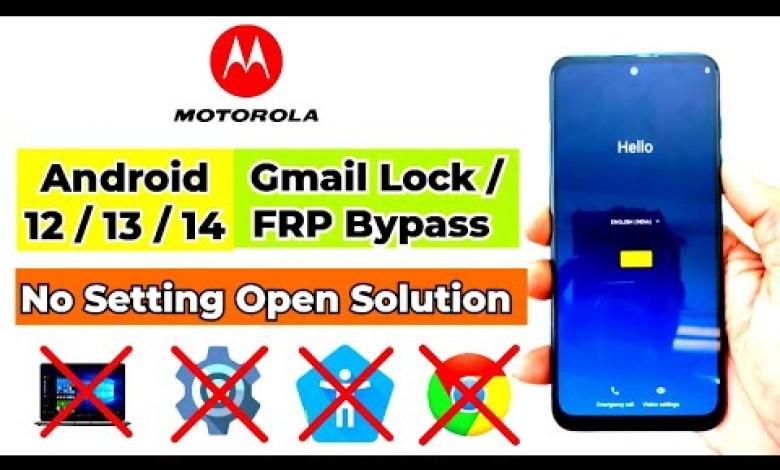How to Bypass Moto FRP without PC on Android 12/13/14 – Unlocking the Settings How to Bypass Moto FRP without PC on Android 12/13/14 – Unlocking the Settings