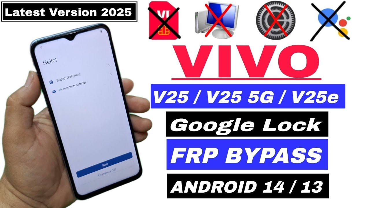 Unlocking the Secrets: How to Bypass FRP on the VIVO V25 When Settings Won’t Open! Unlocking the Secrets: How to Bypass FRP on the VIVO V25 When Settings Won’t Open!