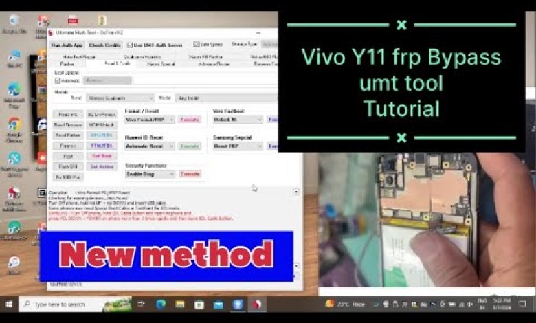 Vivo Y11 (1906) frp bypass umt tool || live Y11 (1906) Vivo Y11 (1906) frp bypass umt tool || live Y11 (1906)