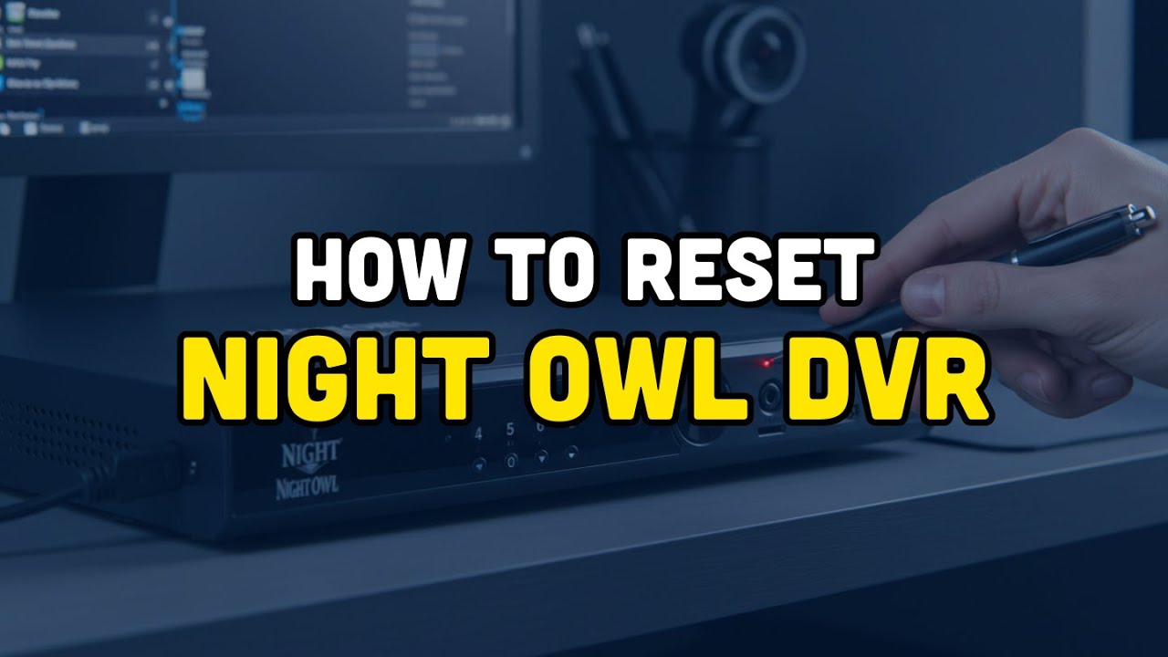 How to reset night owl dvr? How to reset night owl dvr?