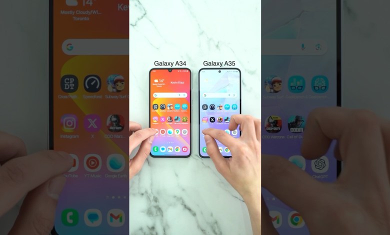 Samsung Galaxy A35 vs Galaxy A34 5G Speed Test & Samsung Galaxy A35 vs Galaxy A34 5G Speed Test &