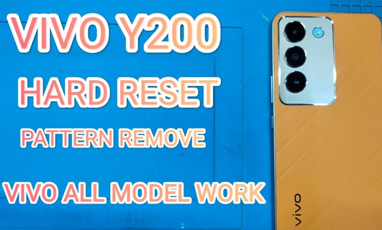 Vivo Y200 Hard Reset | Vivo Y200 Pattern Unlock Without Vivo Y200 Hard Reset | Vivo Y200 Pattern Unlock Without