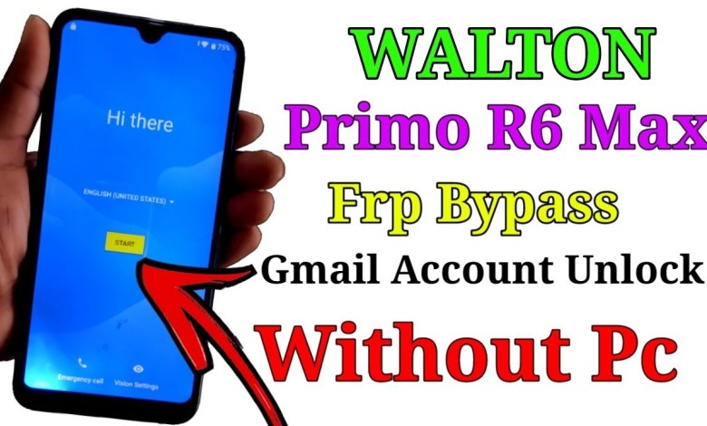 Walton Primo R6 Max Frp Bypass /Google Account Walton Primo R6 Max Frp Bypass /Google Account