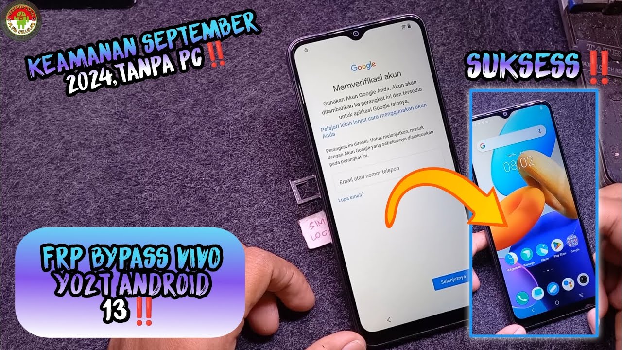 Curious about bypassing FRP on Vivo Y02t with Android 13 Security in September? Curious about bypassing FRP on Vivo Y02t with Android 13 Security in September?