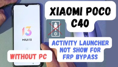 Xiaomi poco C40 frp bypass without pc , activity Xiaomi poco C40 frp bypass without pc , activity