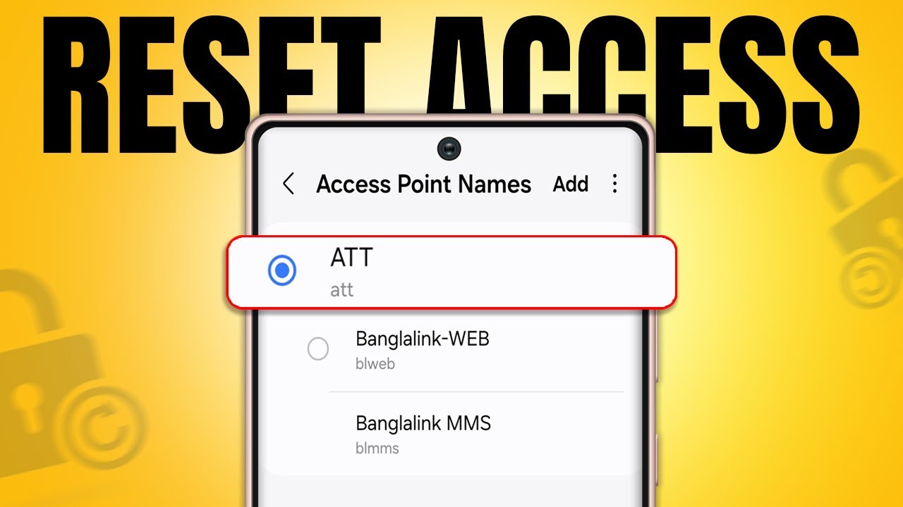 How to Reset Access Point Names on Samsung Phone | How to Reset Access Point Names on Samsung Phone |
