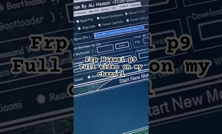 Frp Huawei p9 Frp Huawei p9