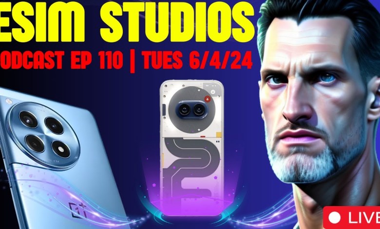 eSIM STUDIOS Podcast Ep 110 | OnePlus Pad 2 | Twitch eSIM STUDIOS Podcast Ep 110 | OnePlus Pad 2 | Twitch