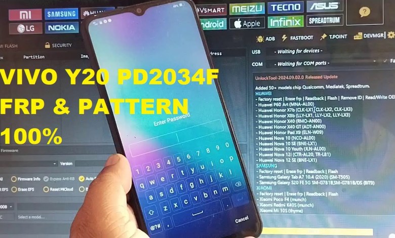 VIVO Y20 PD2034F Pattern Unlock & FRP Bypass By Unlock VIVO Y20 PD2034F Pattern Unlock & FRP Bypass By Unlock