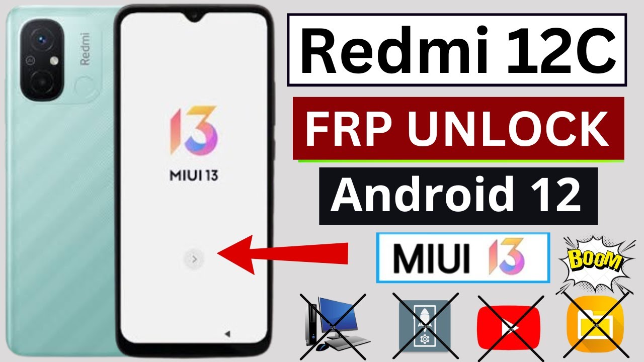Redmi 12C Frp Bypass (MIUI 13) Android 12 | Google Redmi 12C Frp Bypass (MIUI 13) Android 12 | Google