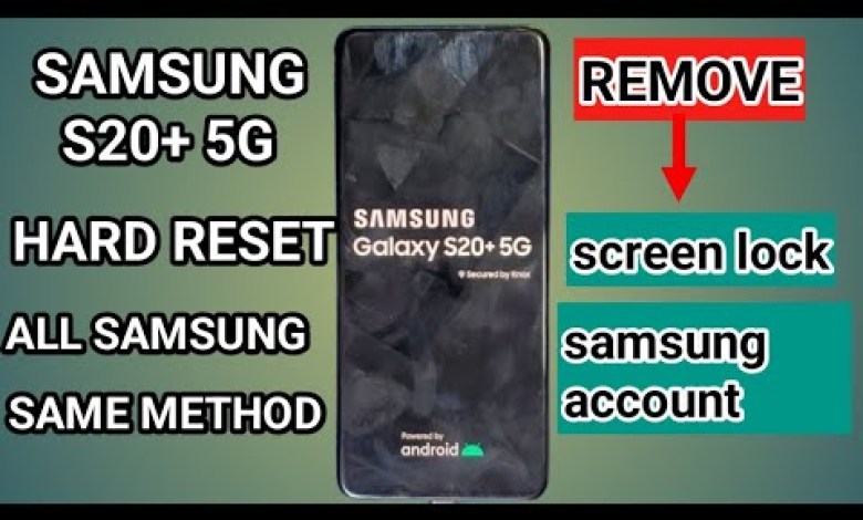 SAMSUNG S20+ HARD RESET | REMOVE SCREEN LOCK | SAMSUNG S20+ HARD RESET | REMOVE SCREEN LOCK |