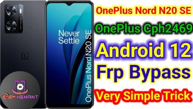 OnePlus Nord N20 SE (Cph2469) Frp Bypass Android 12 OnePlus Nord N20 SE (Cph2469) Frp Bypass Android 12