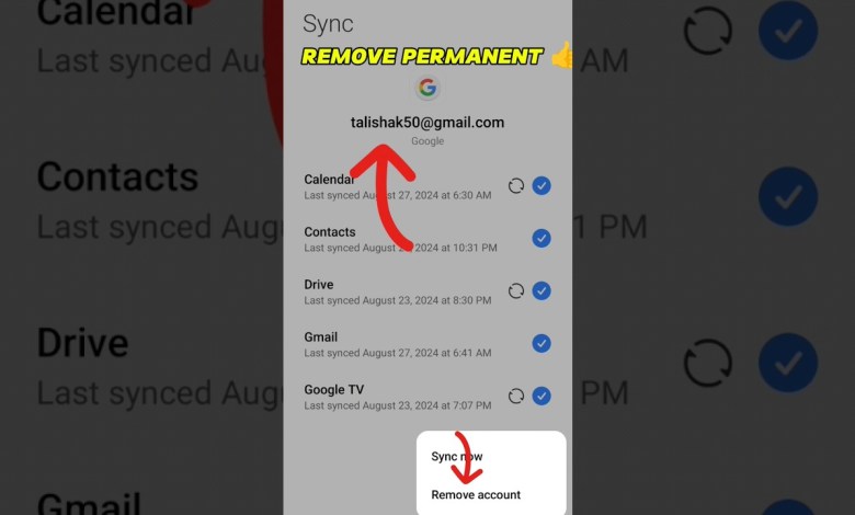 How To Remove Permanent Gmail In Samsung Mobile How To Remove Permanent Gmail In Samsung Mobile