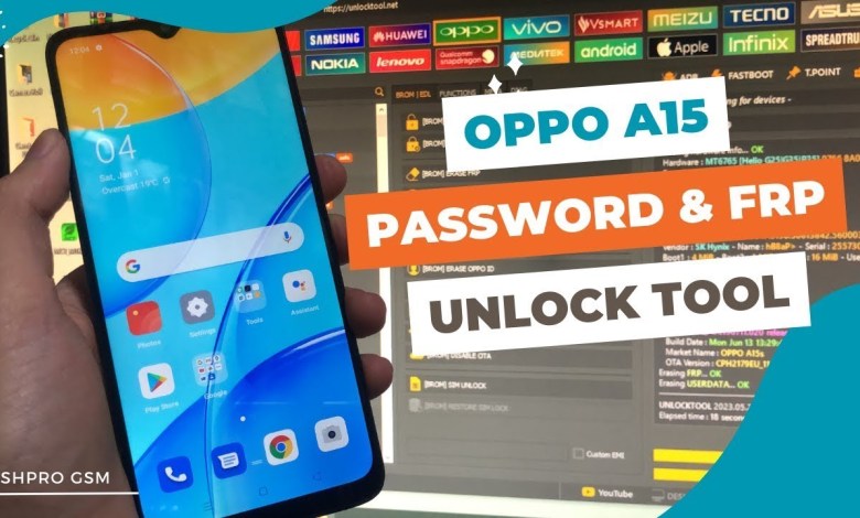 OPPO A15 (CPH2185) Password & FRP bypass Unlocktool | OPPO A15 (CPH2185) Password & FRP bypass Unlocktool |