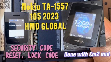 Nokia 105 2023 TA-1557 HMD GLOBAL SECURITY CODE, Nokia 105 2023 TA-1557 HMD GLOBAL SECURITY CODE,