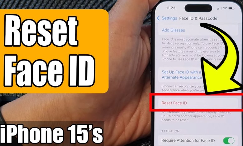 iPhone 15/15 Pro Max: How to RESET FACE ID iPhone 15/15 Pro Max: How to RESET FACE ID