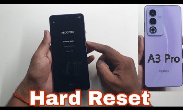 How To Hard Reset Oppo A3 Pro 5G How To Hard Reset Oppo A3 Pro 5G