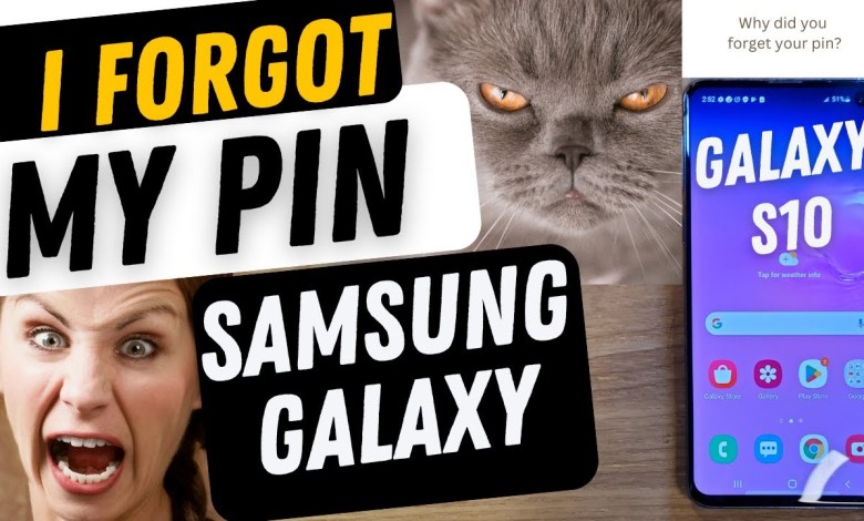 Samsung Galaxy S10 – I Forgot my Pin Pattern or Samsung Galaxy S10 – I Forgot my Pin Pattern or