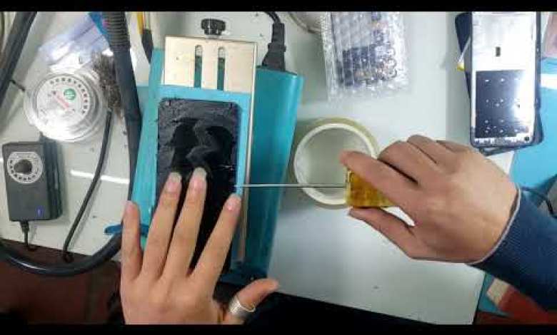 OPPO A53 glass pressing / OPPO broken glass / Cutting process OPPO A53 glass pressing / OPPO broken glass / Cutting process