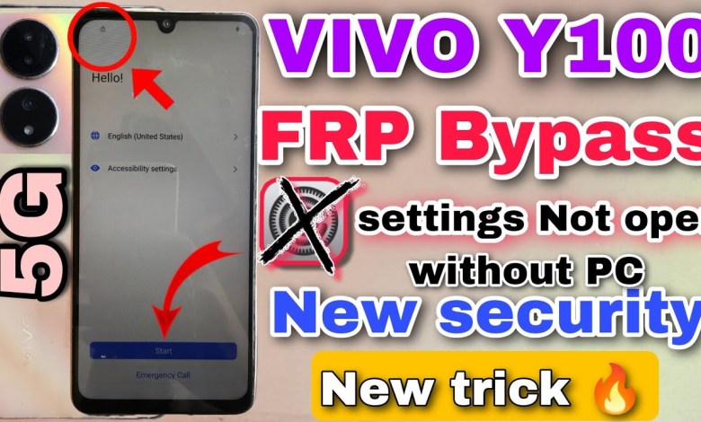Unlock Vivo Y100 and Y100a FRP with Google Account Unlock Vivo Y100 and Y100a FRP with Google Account