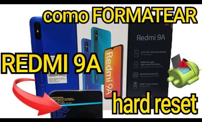 how to FORMAT redmi 9a / hard reset how to FORMAT redmi 9a / hard reset