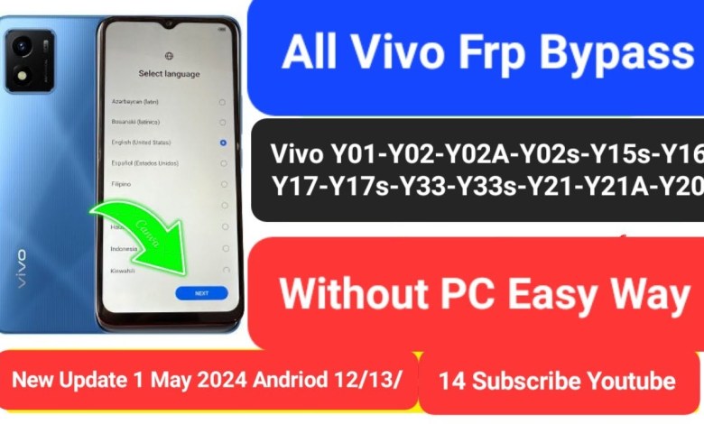 All Vivo Frp Bypass Without Pc||Vivo All Vivo Frp Bypass Without Pc||Vivo
