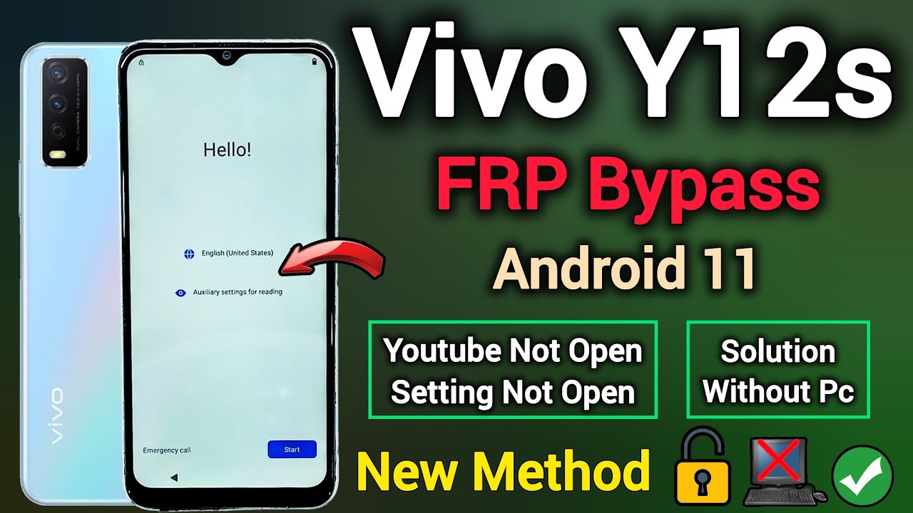 Unlock Vivo Y12s FRP on Android 11 | Why is Youtube not working on Vivo Y12s? Unlock Vivo Y12s FRP on Android 11 | Why is Youtube not working on Vivo Y12s?