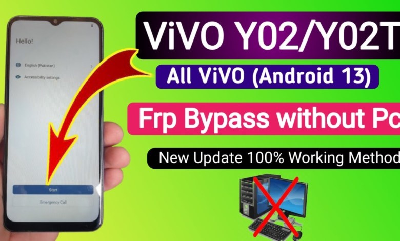 Vivo Y02/Y02t FRP Bypass Android 13 | 100% Working Vivo Y02/Y02t FRP Bypass Android 13 | 100% Working