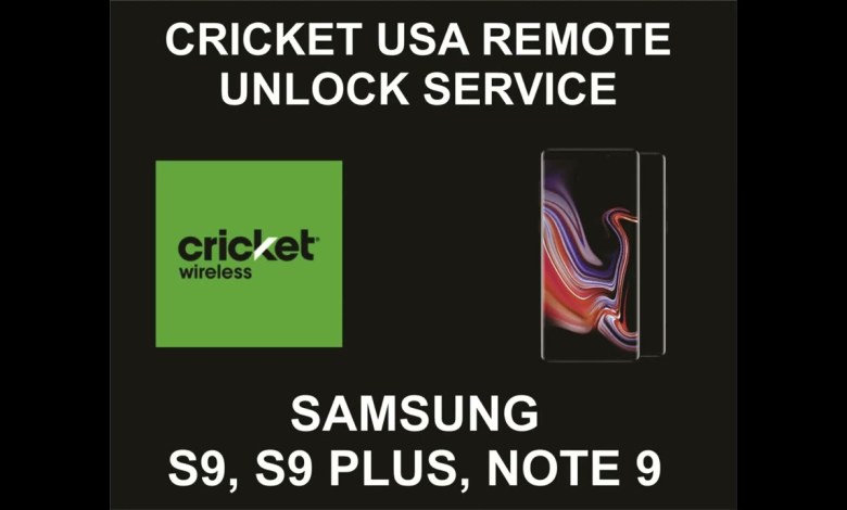 Cricket USA Remote Unlock Service, Samsung S9, S9 Plus, Cricket USA Remote Unlock Service, Samsung S9, S9 Plus,