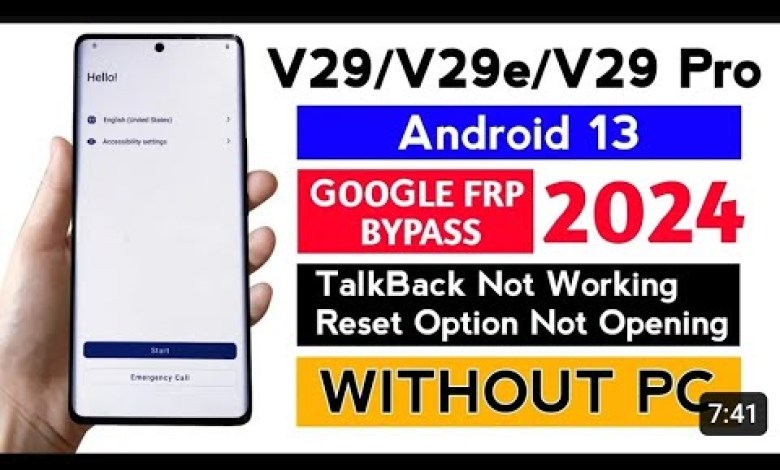 Vivo V29e /29/29pro FRP Bypass Android 13/14 Without Vivo V29e /29/29pro FRP Bypass Android 13/14 Without