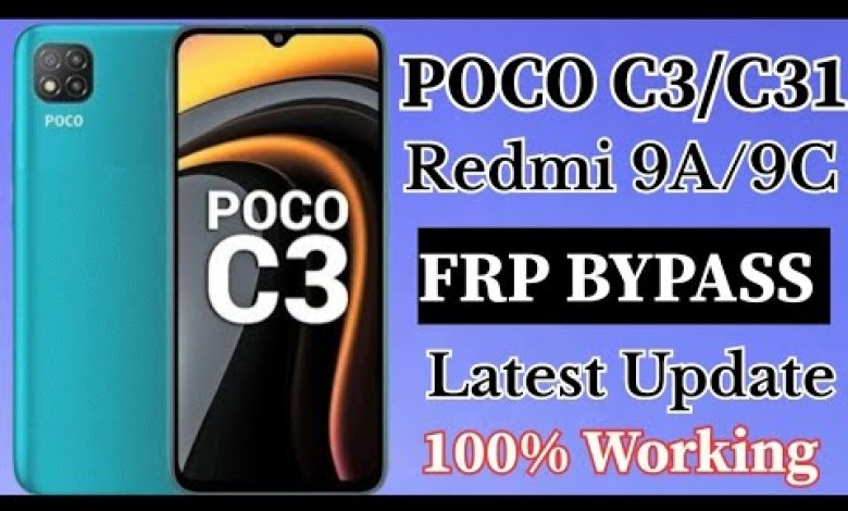POCO C3/Redmi 9A || FRP BYPASS || Latest Update New POCO C3/Redmi 9A || FRP BYPASS || Latest Update New