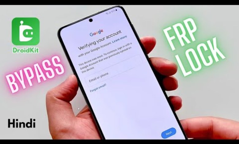 Unlock Samsung Phone Easily with Droidkit | Discover the Simple Method to Remove FRP Lock Unlock Samsung Phone Easily with Droidkit | Discover the Simple Method to Remove FRP Lock