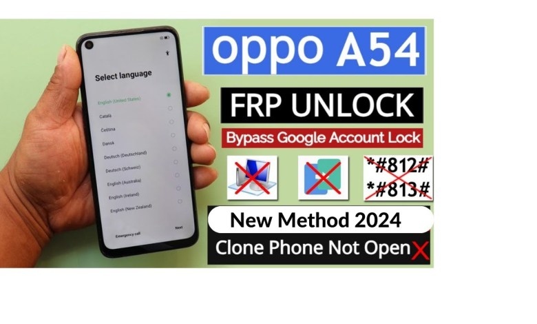 Unlock Google Account On Oppo A54 In 2024 | Easy Frp Unlock Google Account On Oppo A54 In 2024 | Easy Frp