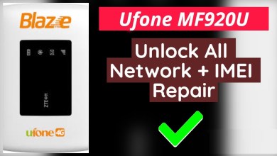 Ufone Device MF920u Unlock + IMEI Repair || ZTE MF920u Ufone Device MF920u Unlock + IMEI Repair || ZTE MF920u