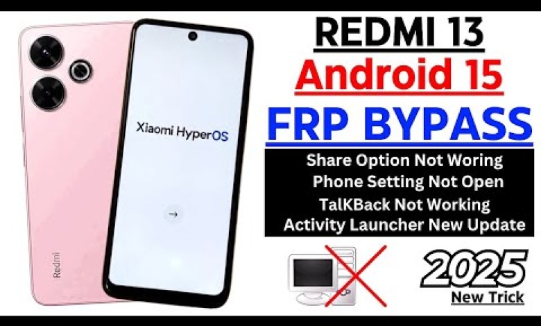 Unlocking Secrets: How to Bypass Google Account Lock on Redmi 13 with HyperOS! Unlocking Secrets: How to Bypass Google Account Lock on Redmi 13 with HyperOS!