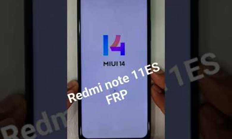 Mi redmi note 11Se FRP Mi redmi note 11Se FRP